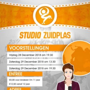 Kaartverkoop wintershow ‘Studio Zuidplas’ 2018 gestart!